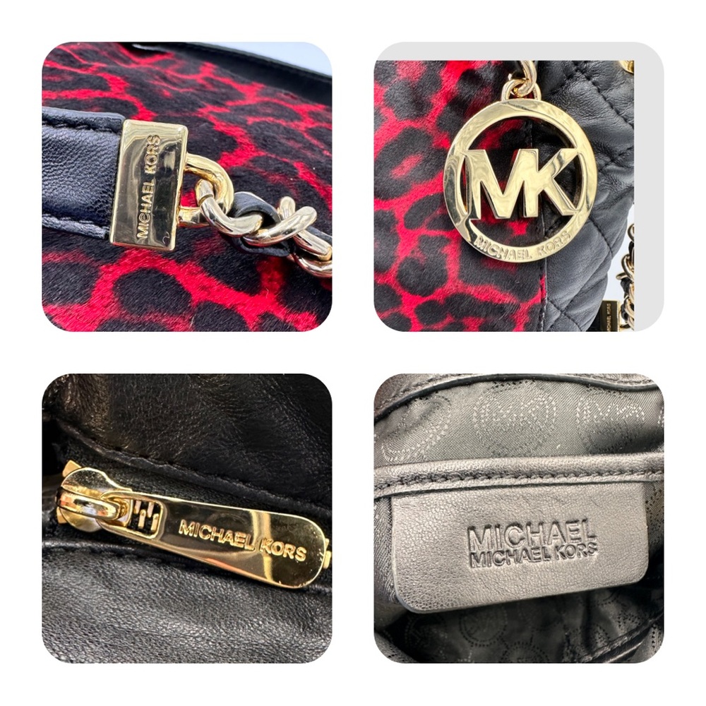 MICHAEL KORS 2 WAY HAIR-CALF SHOULDER BAG - Picture 8 of 12